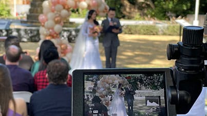 auckland wedding live stream video nz